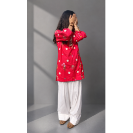 2 Piece embroidered Lawn Suit